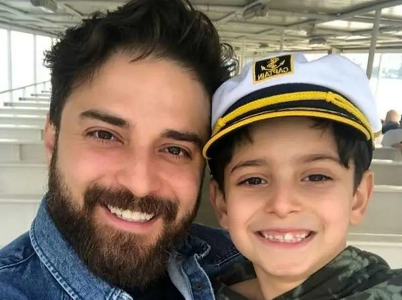 بابک جهانبخش و پسرش آرتا