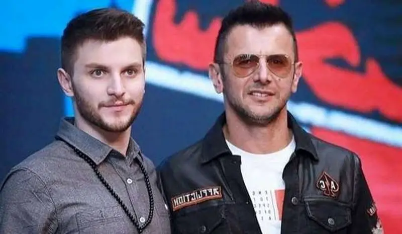 امین حیایی و پسرش دارا