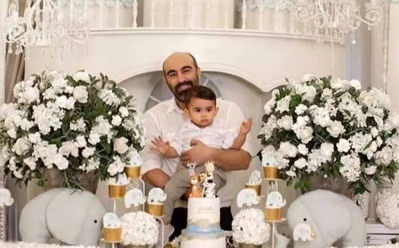 محسن تنابنده و پسرش نامی