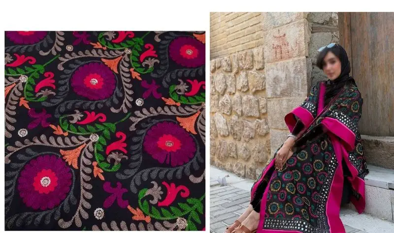 تافته سوزن دوزی شده