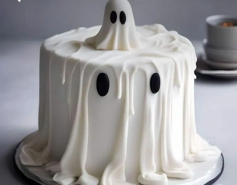 کیک تولد سیاه و سفید