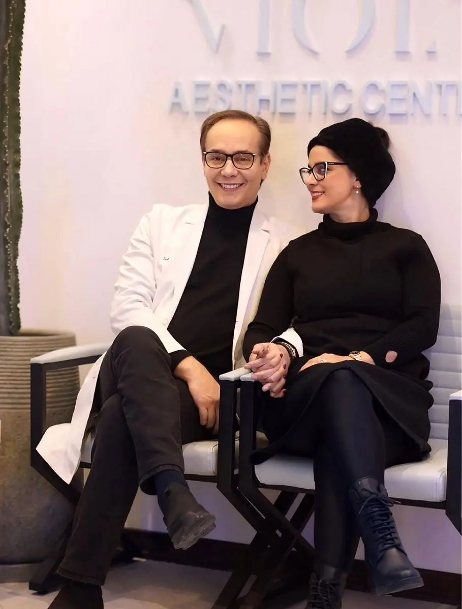  غزل شاکری در کنار همسرش 2