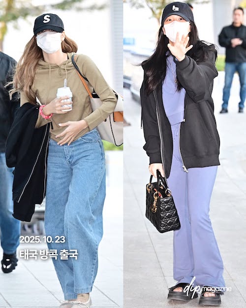 استایل‌های فرودگاهی دختران بلک‌پینک