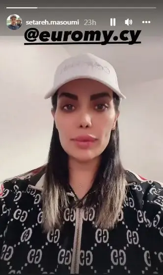 تبلیغ استوری ستاره معصومی