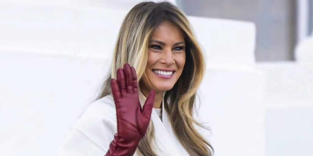 استایل قهوه‌ای ملانیا ترامپ