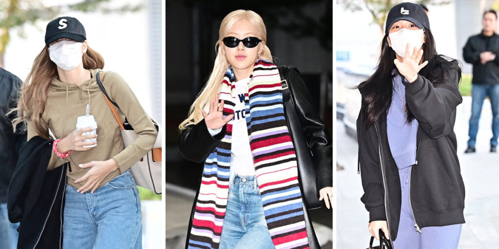 وقتی دختران بلک‌پینک، فرودگاه را به نمایشگاه مد تبدیل می‌کنند!