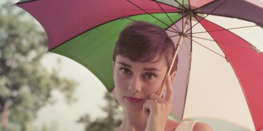 آدری هپبورن و آهویش