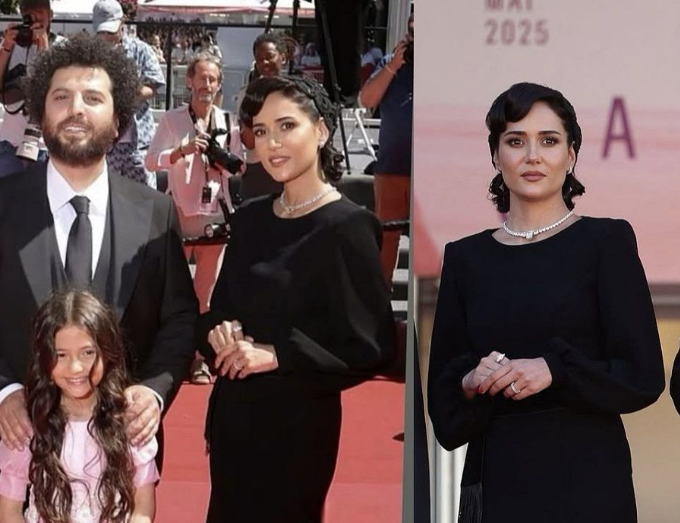 نگاهی ویژه به رازهای میکاپ و استایل پریناز ایزدیار در فرش قرمز کن 2025