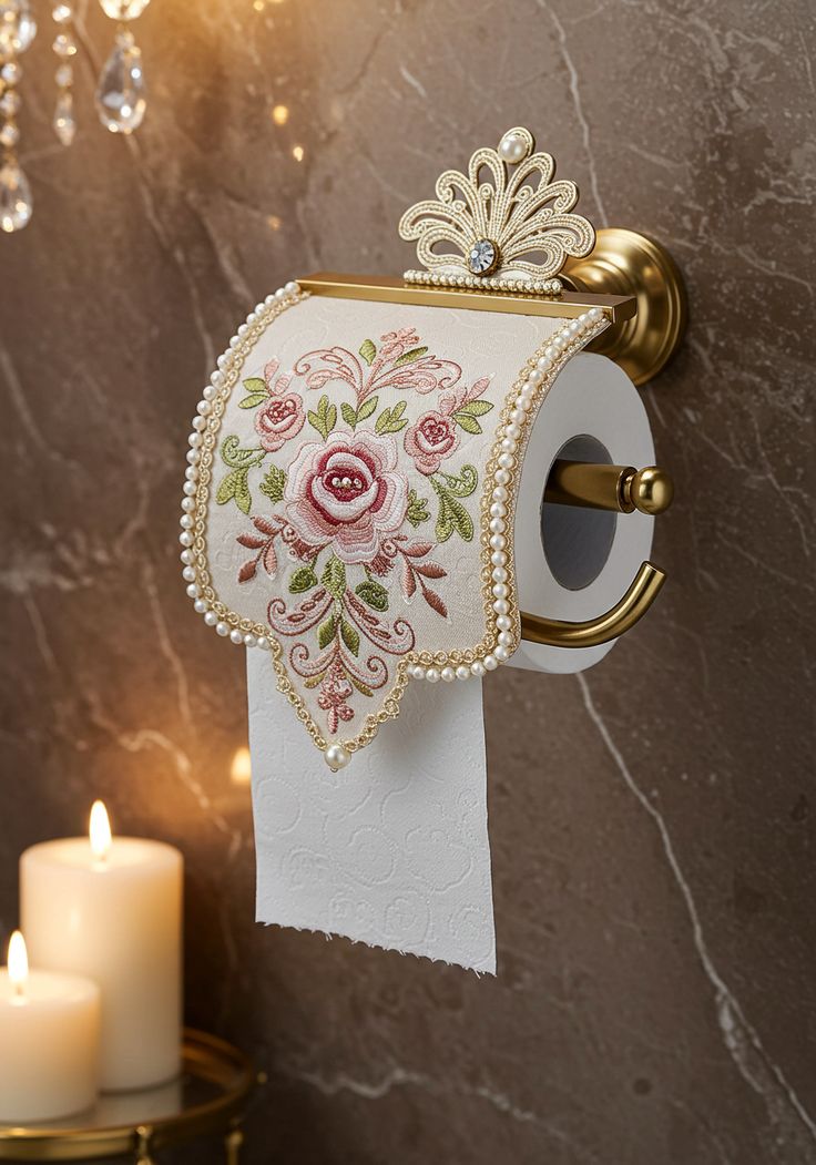 جا دستمال توالت لاکچری