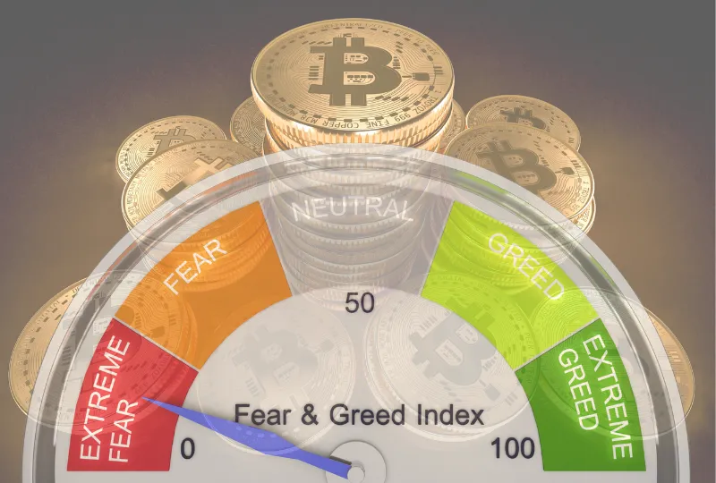 سقوط بی‌سابقه شاخص ترس و طمع بیت‌کوین؛ بدبینی شدید در بازار رمز ارزها