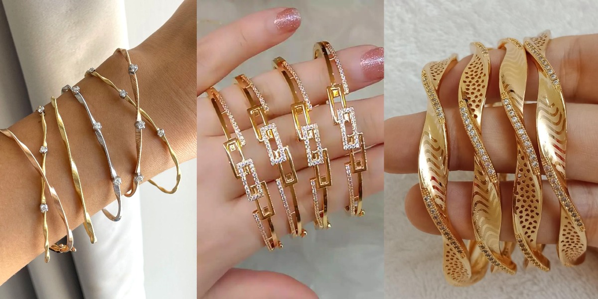 مدل‌های النگو طلا جدید عروس ۲۰۲۵؛ تک پوش‌های ظریف تا طراحی‌های لوکس خارجی که استایل شما را متحول می‌کنند