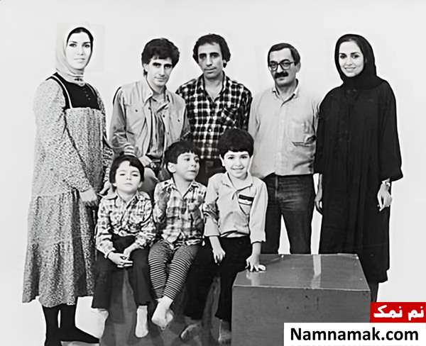 فرزانه کابلی و امید آهنگر در پشت صحنه علی کوچولو