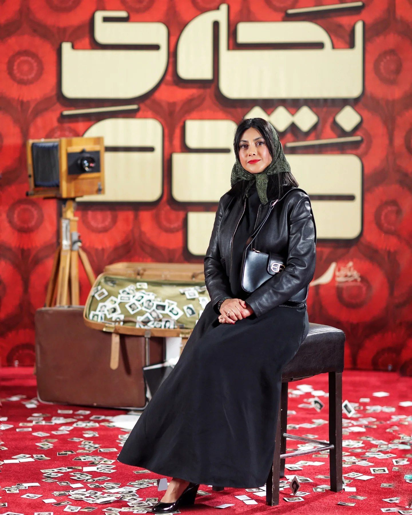 آزاده صمدی، بازیگر توانمند سینما و تلویزیون، در مراسم اکران مردمی فیلم «بچه مردم» 