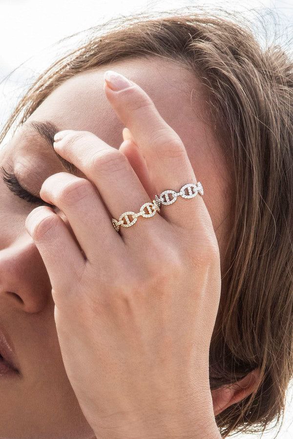 انگشتر طلا کارتیر