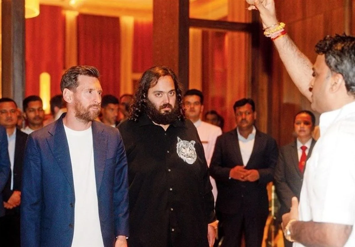 هدیه میلیون دلاری پسر میلیاردر هندی به لیونل مسی در جشن خانوادگی!
