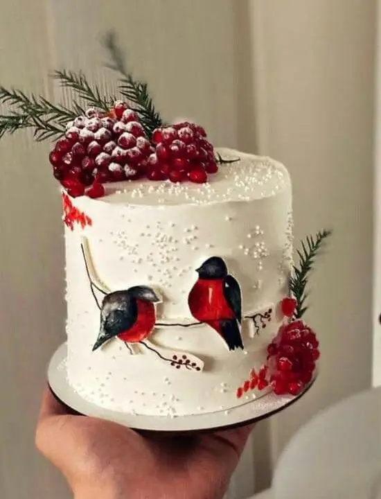 تزیین کیک شب یلدا برای مدرسه