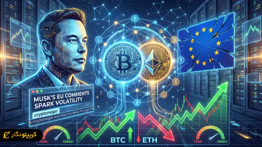ایران ماسک با اظهارات جنجالی درباره اتحادیه اروپا، بازار کریپتو را بی‌تفاوت گذاشت!