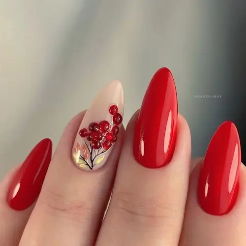 طرح ناخن‌های یلدایی