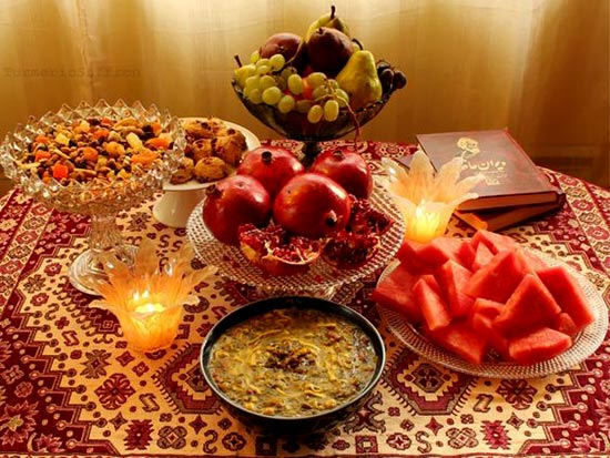 سفره شب یلدا