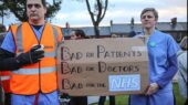 انگلیس در بحران: اعتصاب پزشکان همزمان با موج سهمگین آنفلوانزا!