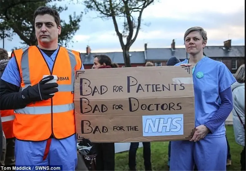 انگلیس در بحران: اعتصاب پزشکان همزمان با موج سهمگین آنفلوانزا!
