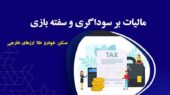 هدف قانون مالیات بر سوداگری مقابله با فعالیت‌های سوداگرانه با سود کوتاه‌مدت است