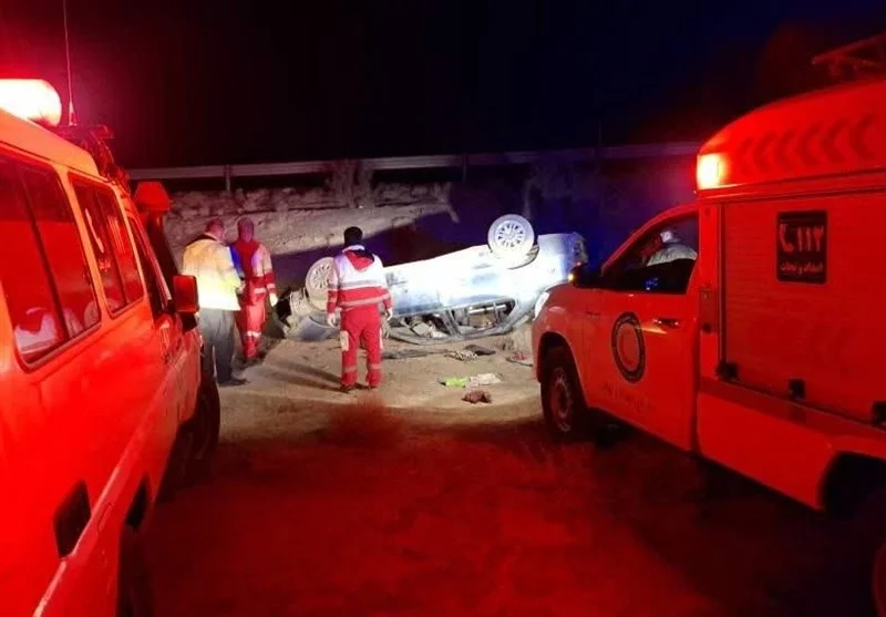 واژگونی وحشتناک اتوبوس در محور سرچم ـ اردبیل؛ 23 نفر مصدوم شدند!