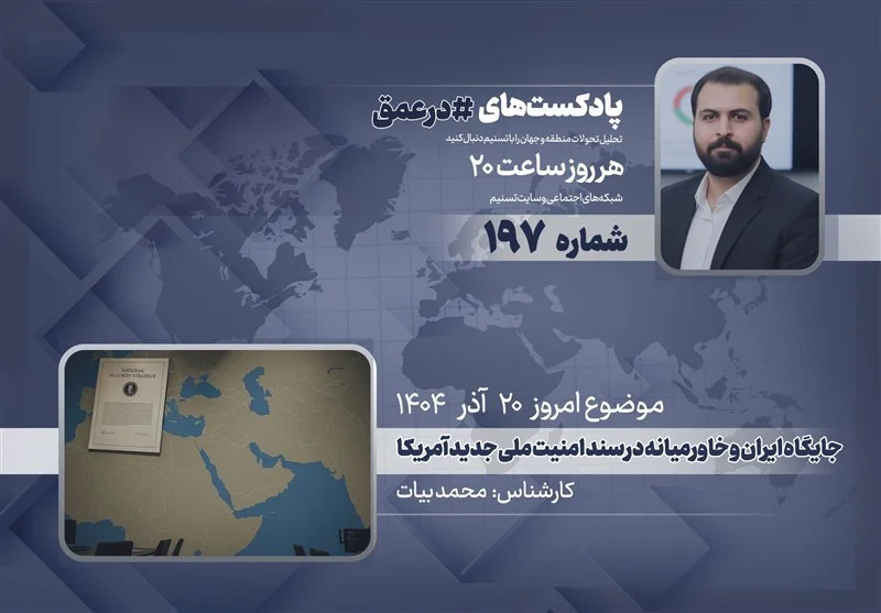 پادکست |جایگاه ایران و خاورمیانه در سند امنیت ملی جدید آمریکا