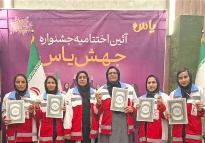 درخشش بی‌نظیر نوجوانان دختر هلال‌احمر خوسف در رقابت‌های کشوری امداد و نجات