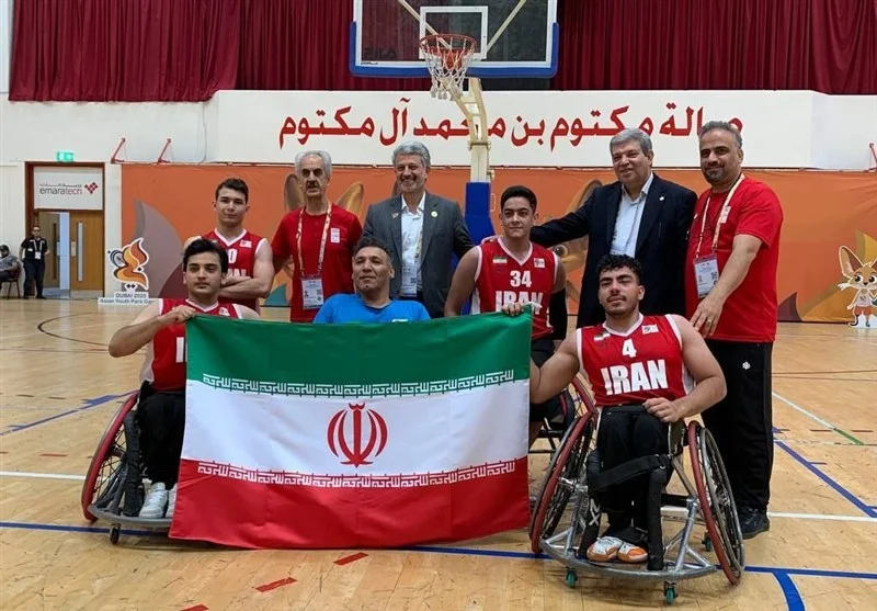 بسکتبال با ویلچر سه نفره ایران؛ قهرمانی طلایی در بازی‌های پاراآسیایی جوانان!