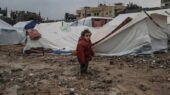 سرمای جان‌سوز و طوفان سهمگین؛ چادرهای فرسوده غزه زیر بار فشار زمستانی