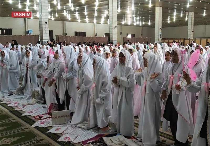 لحظه‌های ناب جشن تکلیف دختران در زهک؛ آغاز گفت‌وگوی صمیمانه با خدا + فیلم ویژه