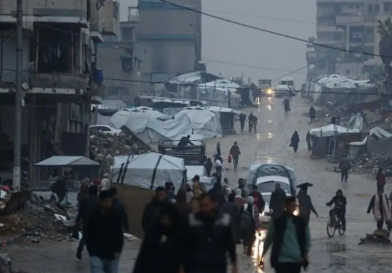 هشدار شدید دولت غزه درباره تهدید جان صدها هزار آواره در طوفان سهمگین زمستانی