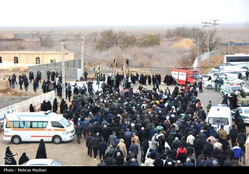 تسنیم , مراسم تشییع , اخبار سمنان , اخبار استان سمنان , اخبار دامغان ,