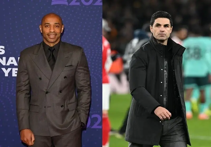 هشدار تند تیری آنری به آرتتا: دیگر هیچ بهانه‌ای برای ناکامی آرسنال پذیرفتنی نیست!