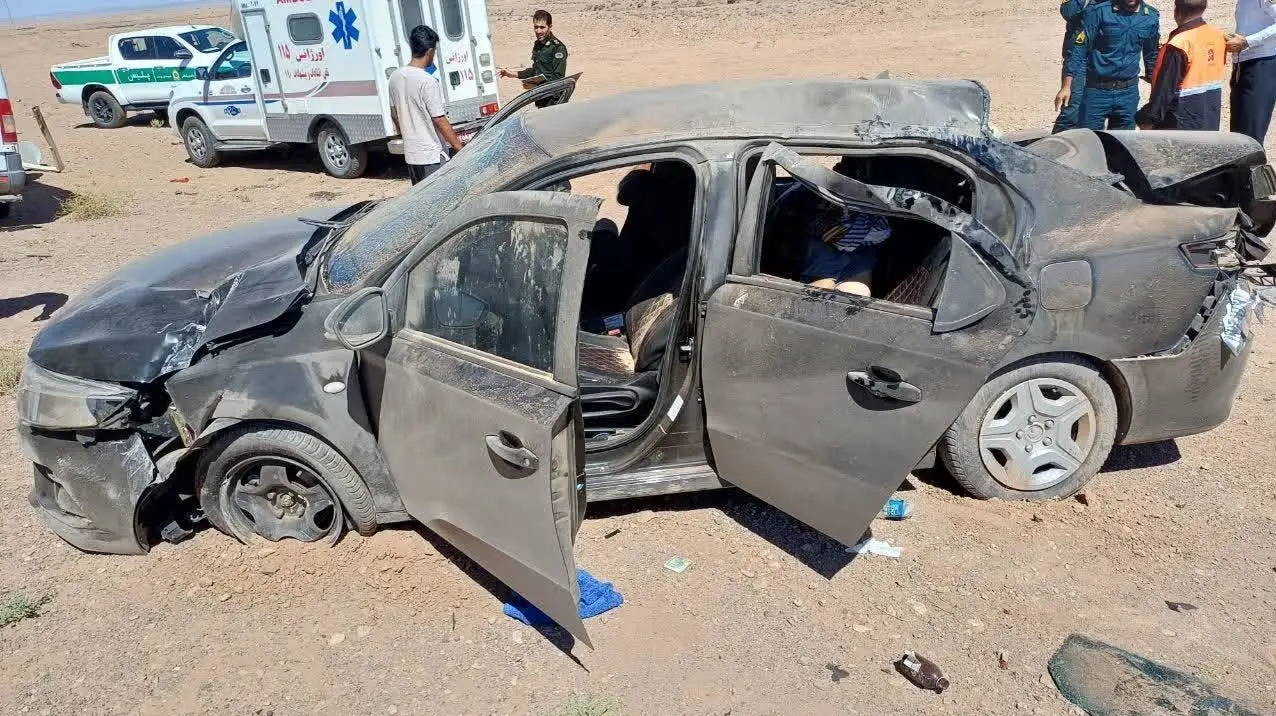 تصادف زنجیره‌ای هولناک در یزد؛ 7 دانش‌آموز مصدوم شدند!