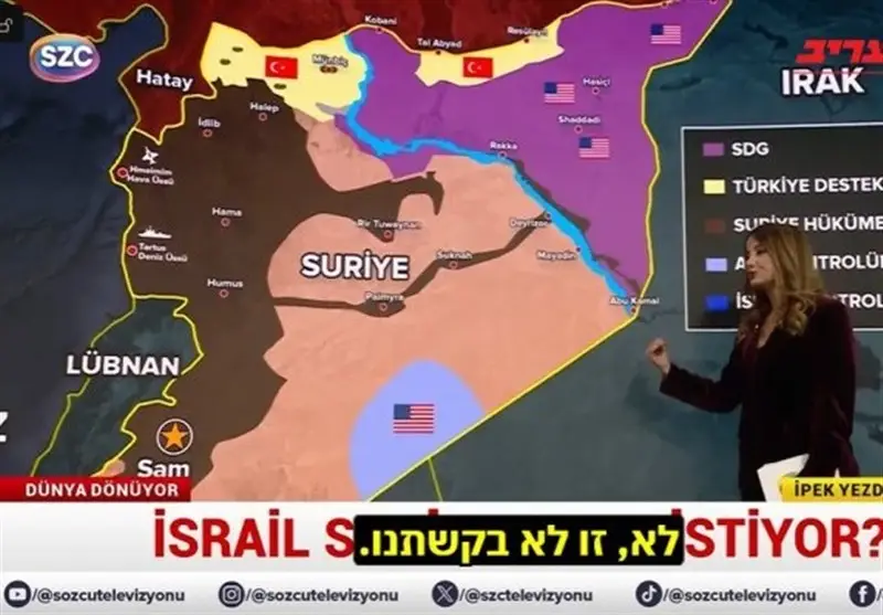 ترس بزرگ ترکیه از گذرگاه محرمانه اسرائیل در قلب سوریه!
