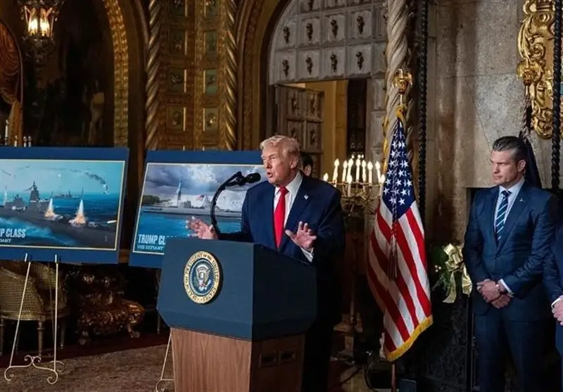 ترامپ از نبردناوهای «کلاس ترامپ» رونمایی کرد؛ ناوگانی تازه و قدرتمند در راه آمریکا