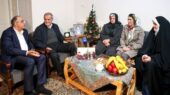 دیدار صمیمانه رئیس‌جمهور با خانواده شهید مسیحی در شب ولادت حضرت عیسی(ع)
