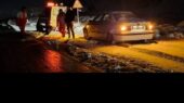 امدادرسانی به 200 مسافر گرفتار در برف و کولاک محور آزادشهر ـ شاهرود