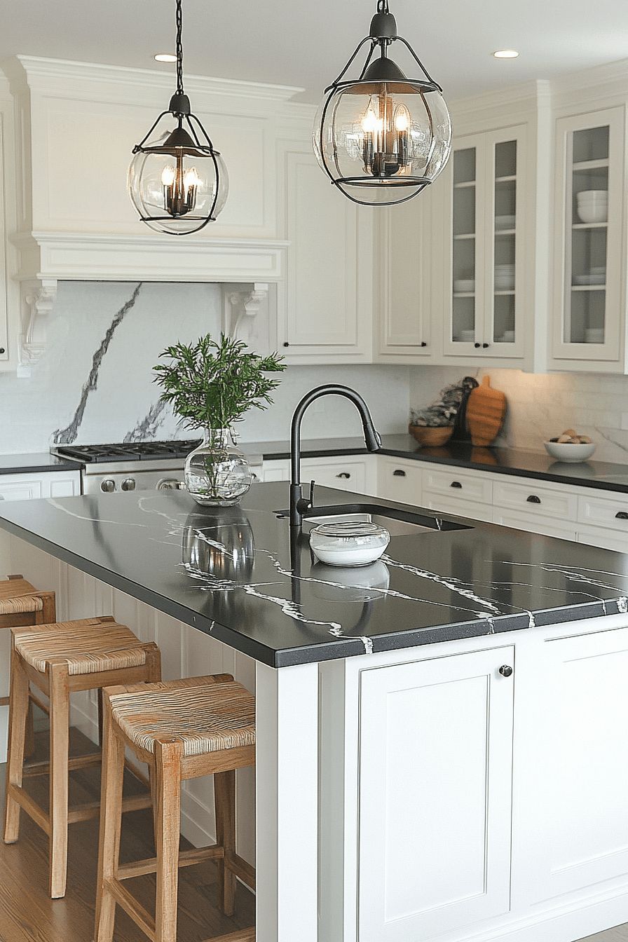 لوستر و چراغ آویز آشپزخانه