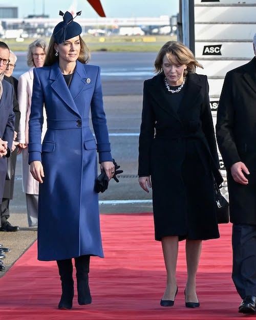 کیت میدلتون در میزبانی از مقامات آلمان