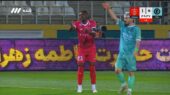 دو صحنه مشکوک به پنالتی در بازی پیکان و پرسپولیس