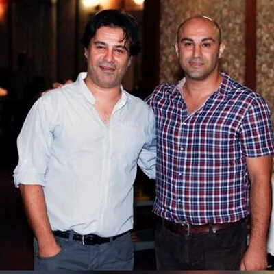 شوخی عجیب محسن تنابنده و پیمان قاسم خانی در قبرستان+عکس/ آخه قبرستون و این کارا؟