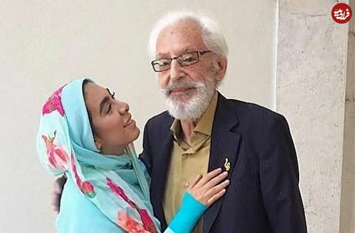 عکس| سفر زمان؛ «جمشید مشایخی» در 37 سالگی در کنار «سوسن خواننده»؛ سال 50