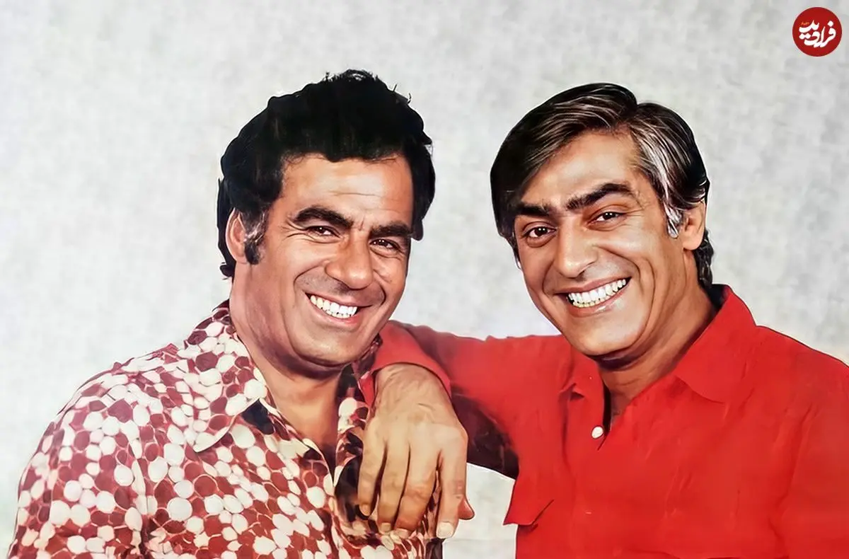 تصویر نادر ناصر ملک مطیعی 84 ساله در کنار سیاوش، پسر فردین در روز سیزده‌به‌در!