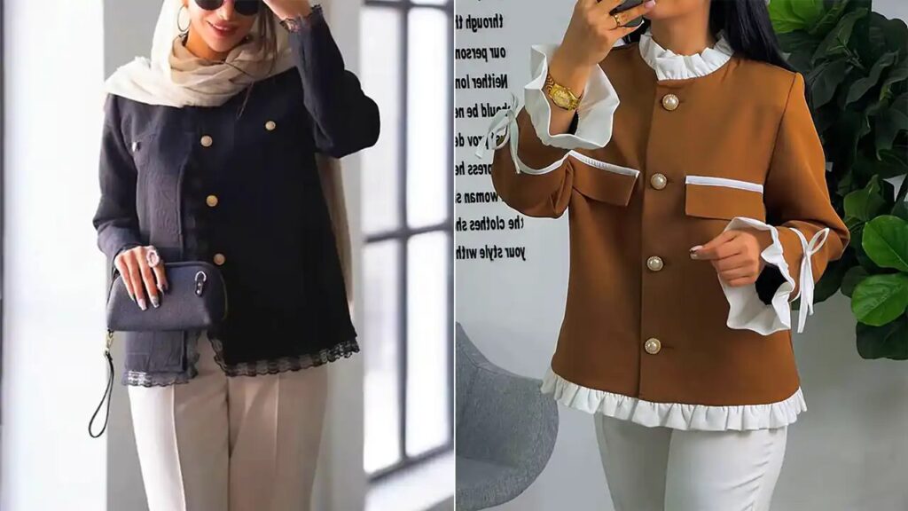 استایل با کت مینیمال