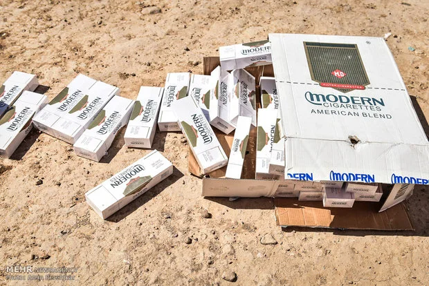 کشف محموله عظیم ۲۸۷ هزار نخ سیگار قاچاق در اردبیل توسط پلیس امنیت اقتصادی