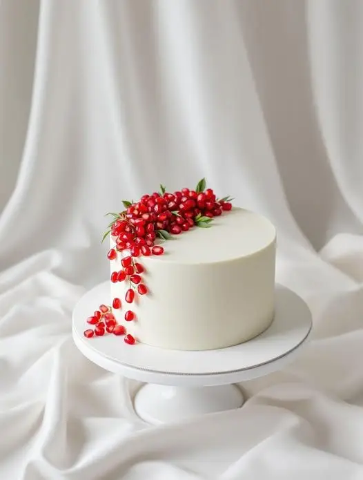 تزیین کیک شب یلدا برای مدرسه