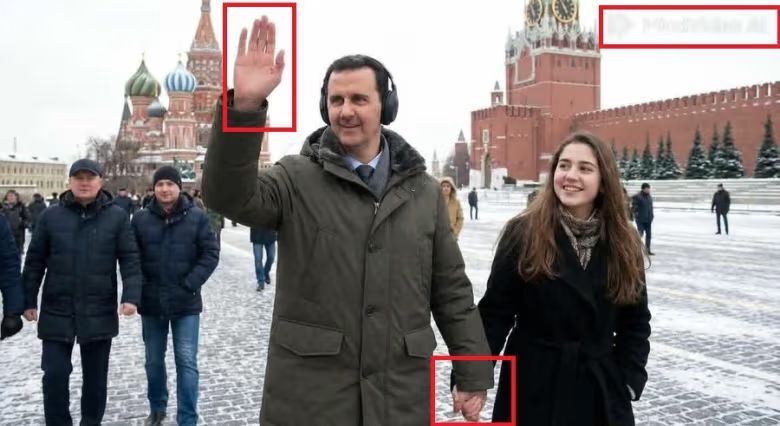 بشار اسد در میدان سرخ مسکو؛ واقعی یا جعلی؟ بشار اسد در میدان سرخ مسکو؛ واقعی یا جعلی؟